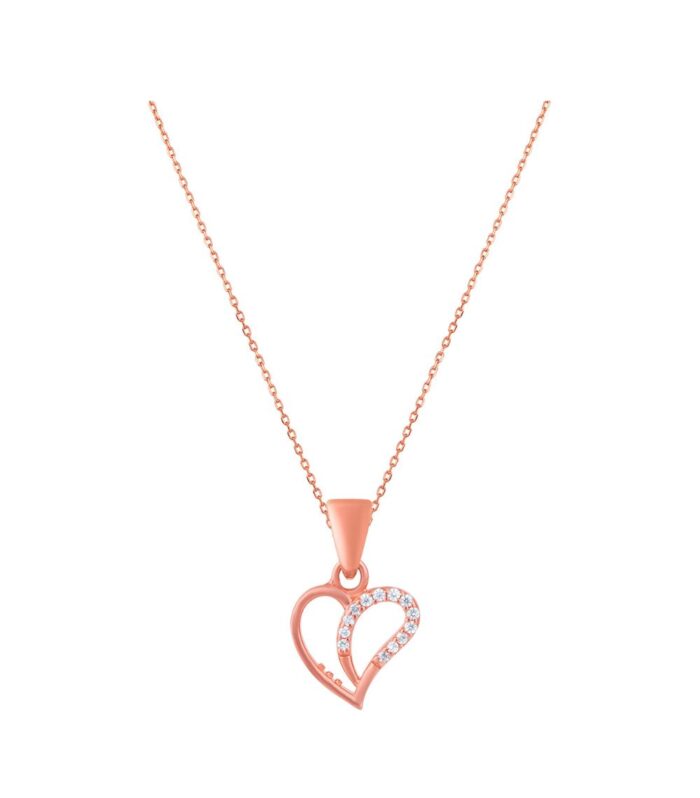 Sterling Silver Heart Pendant Chain