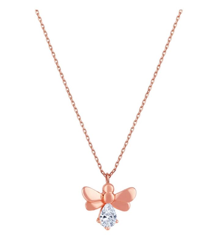 Tiny Butterfly-Shaped Pendant Chain