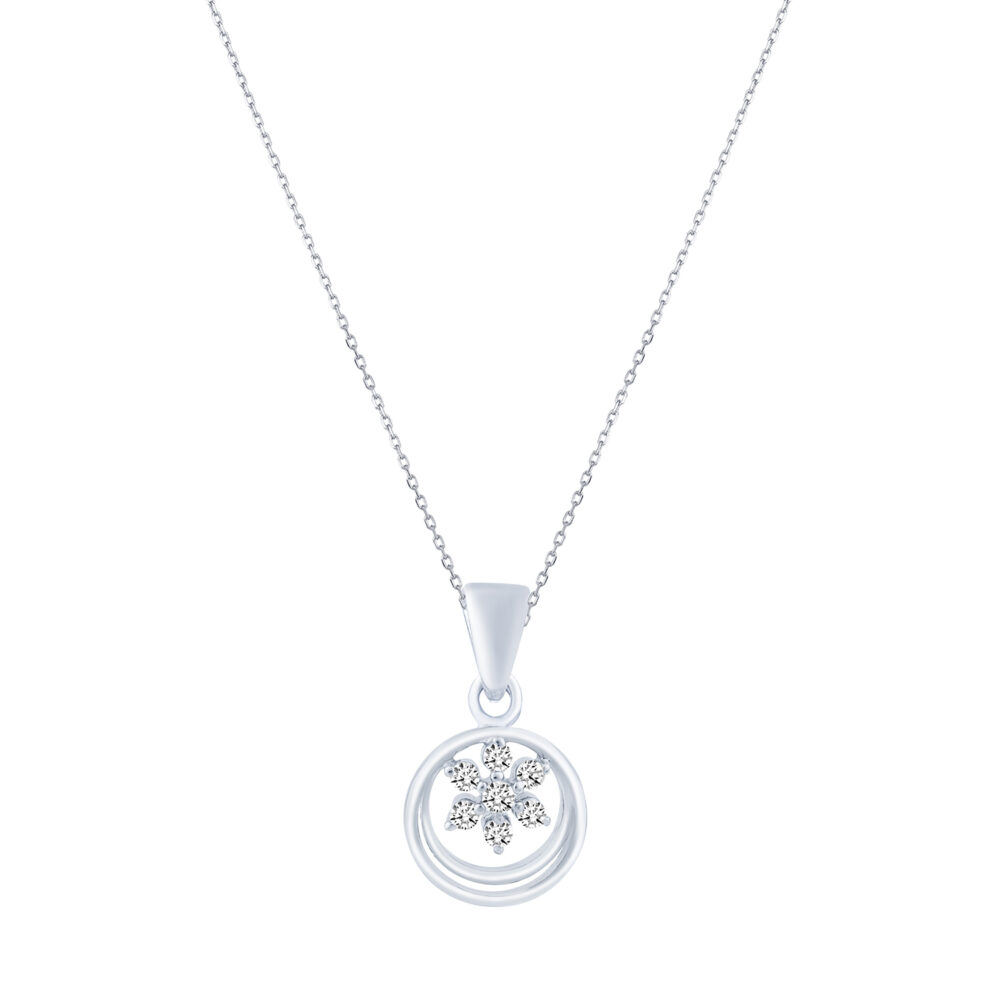 Floral Shape Chain Pendant