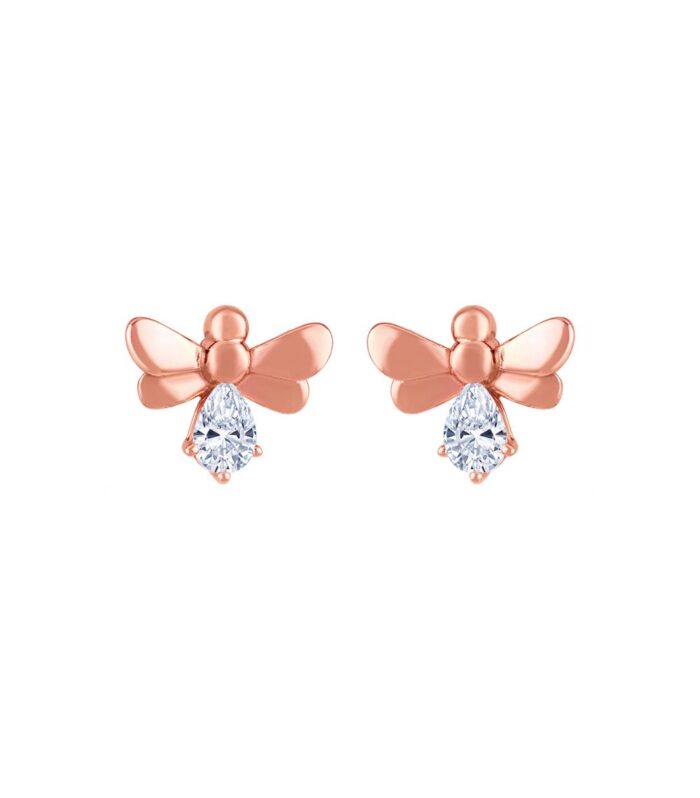 Tiny Butterfly-Shaped Stud Earrings
