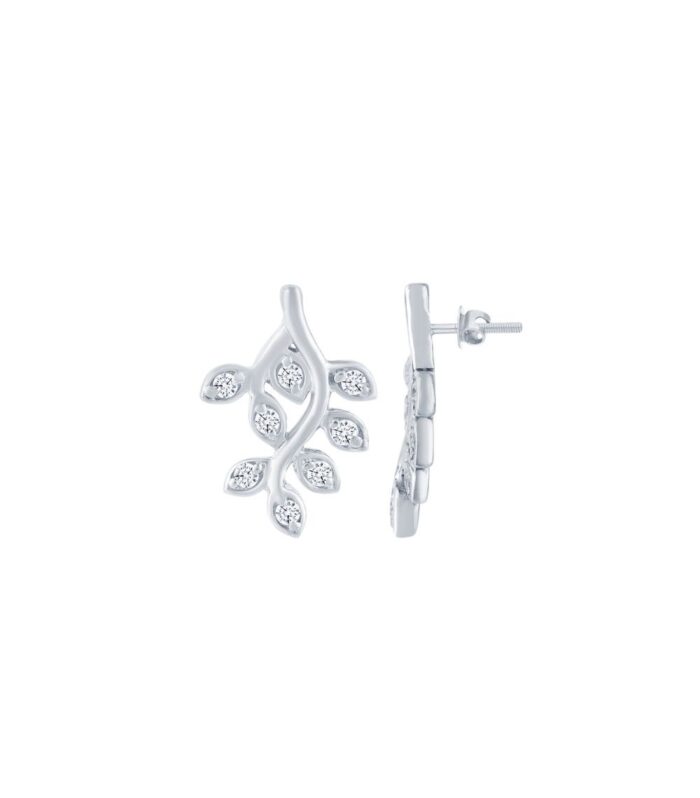 Round Solitare Earrings